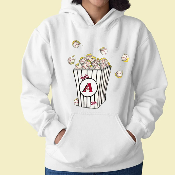 Arizona Diamondbacks Tiny Turnip Infant Popcorn Hoodie - Picture 1 of 3